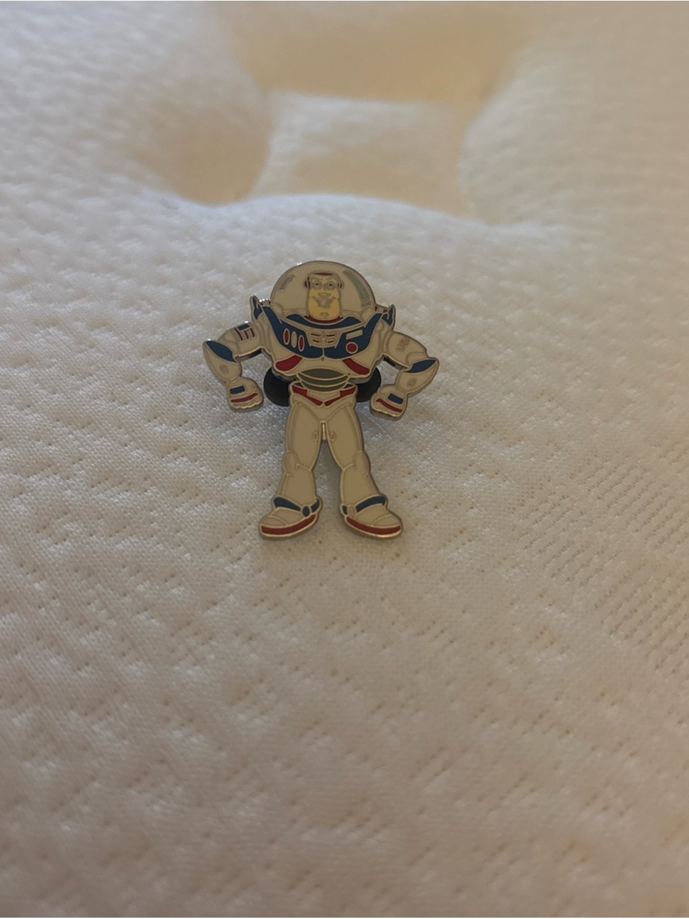 Disney Pin Buzz Light Year Patriotic Uniform Red White & Blue Pixar Toy Story Wc